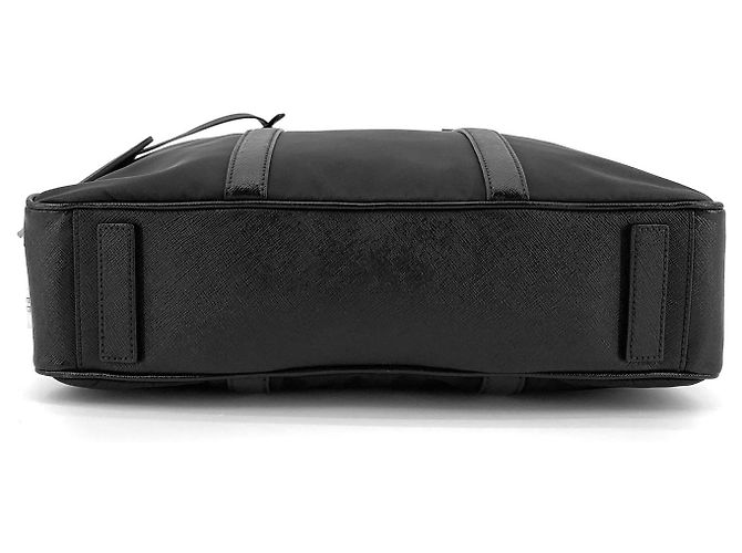 Prada Borsa Tote Briefcase in Re-nylon Saffiano - vista 6