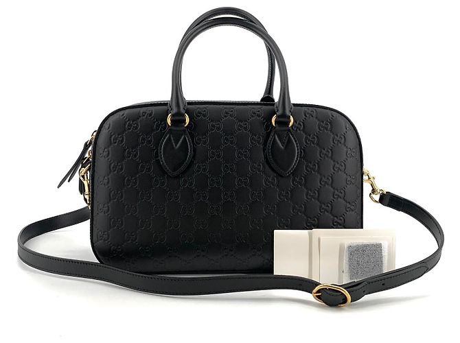 Gucci Sima Leder Boston Bag Tote Bag - Ansicht 7