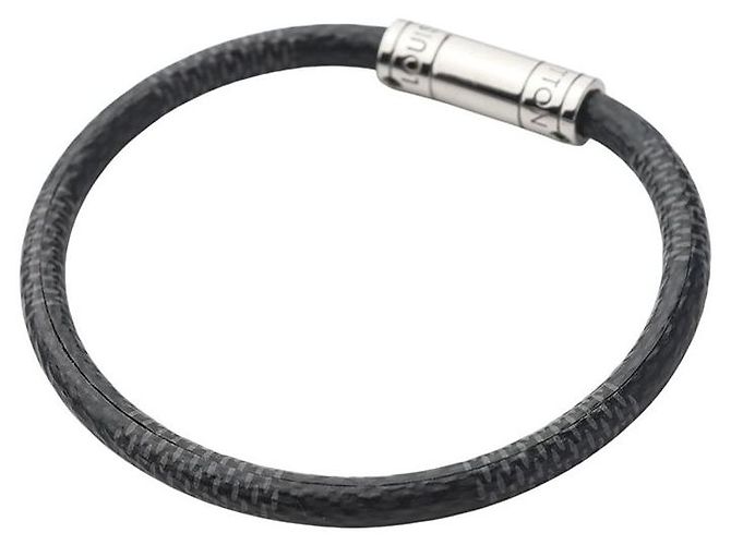Louis Vuitton Bracciale Keep It Damier Graphite - vista 4