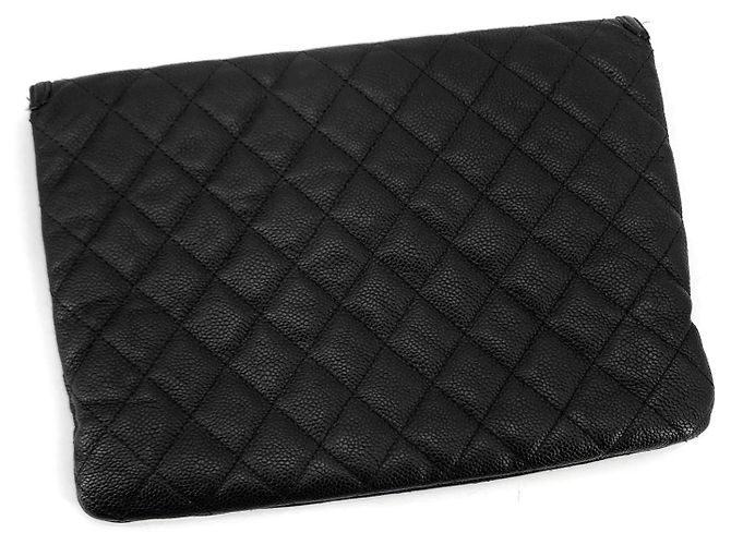 Chanel Clutch Classic Caviar Cosmetic Flap - vista 4