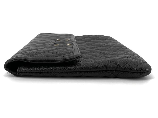Chanel Clutch Classic Caviar Cosmetic Flap - vista 6
