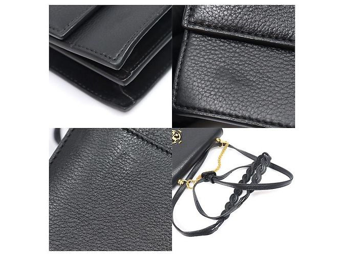 Tory Burch Miller Mini in pelle martellata nera - vista 6