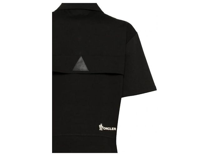 Moncler Baumwoll-Polohemd mit Grenoble-Logo-Patch - Ansicht 6