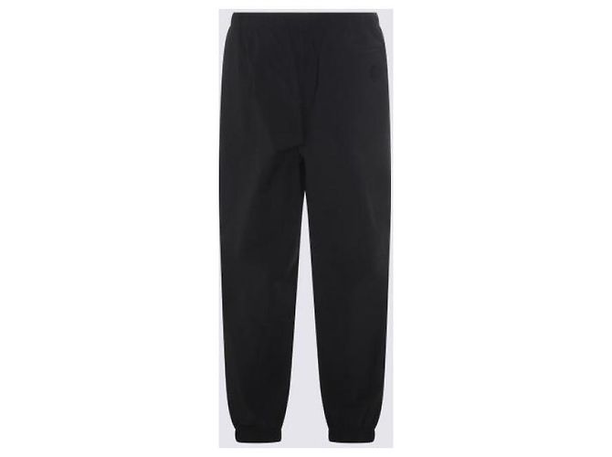 Moncler Pantaloni jogging Logo Nero - vista 5