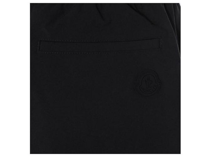 Moncler Pantaloni jogging Logo Nero - vista 7