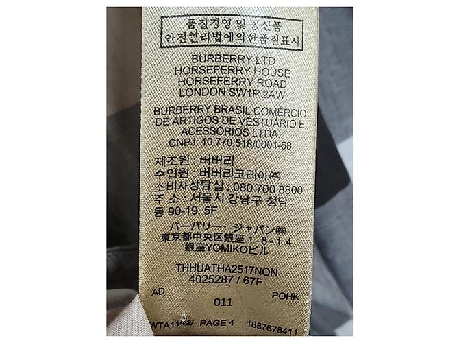 Burberry Vestido camisa de algodón a cuadros - vista 6