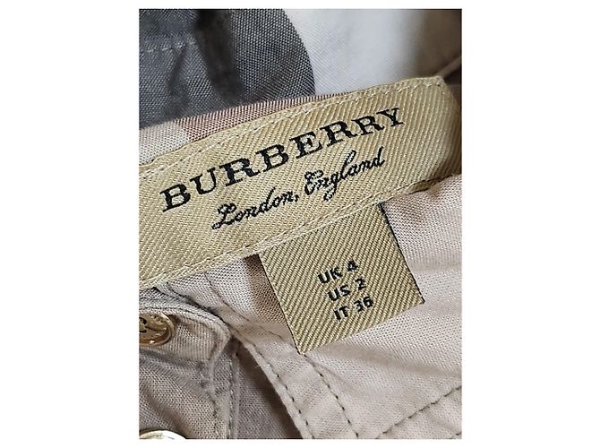 Burberry Vestido camisa de algodón a cuadros - vista 7