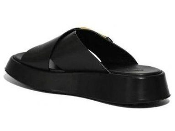 Sandali Tod's in pelle nera - vista 6