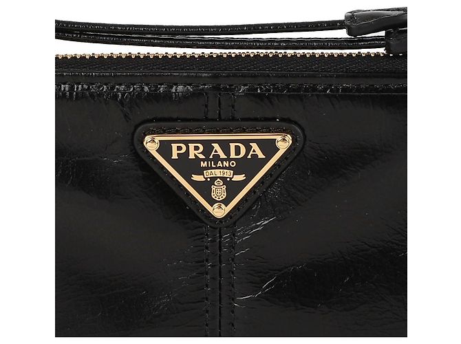 Prada Portacarte con zip e logo Triangle - vista 9