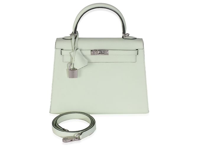 Hermès Vert Fizz Epsom Sellier Kelly 25 PHW - vista 7