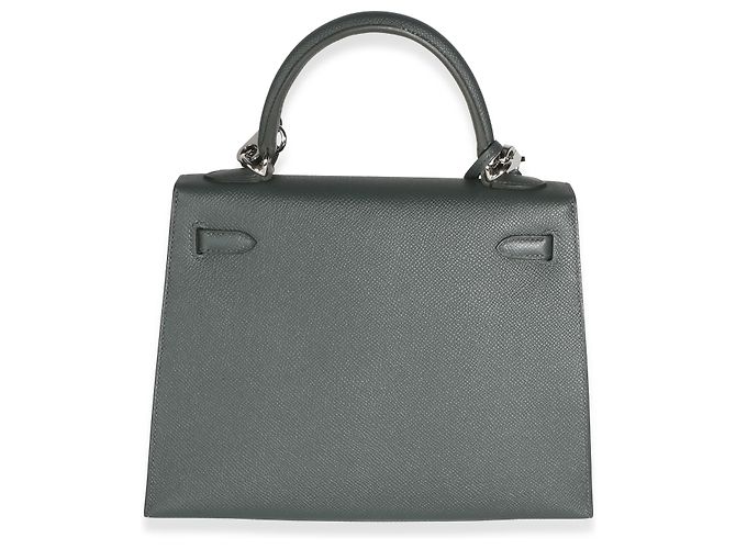 Hermès Vert Mangrove Epsom Sellier Kelly 25 PHW - vista 2