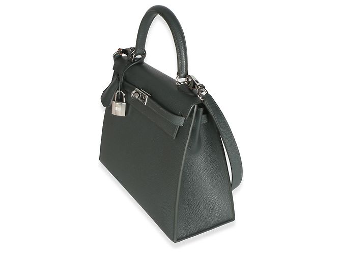 Hermès Vert Mangrove Epsom Sellier Kelly 25 PHW - vista 3