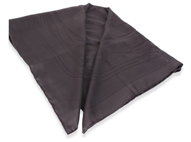 Hermès Quadrige Seidentuch Slate Purple 90 - Ansicht 4