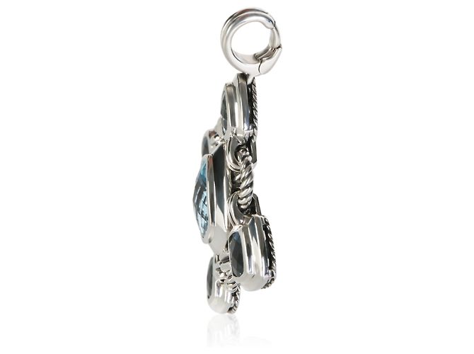 Pendente Renaissance in argento sterling e topazio David Yurman - vista 4