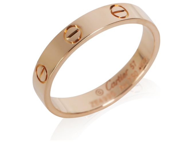 Anello Cartier Love Oro Rosa Modello Piccolo - vista 2