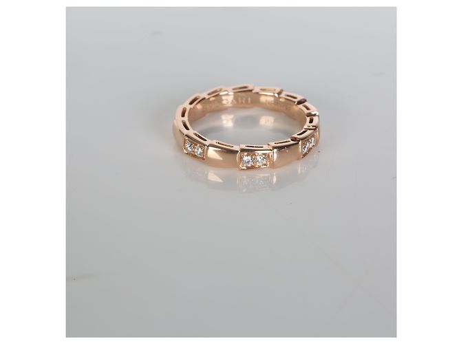 Bulgari Anello Serpenti Viper BVLGARI in oro rosa e diamanti - vista 5