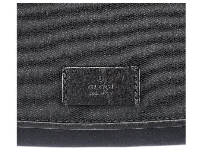 Gucci Borsa a tracolla in tela nera 2003 - vista 6