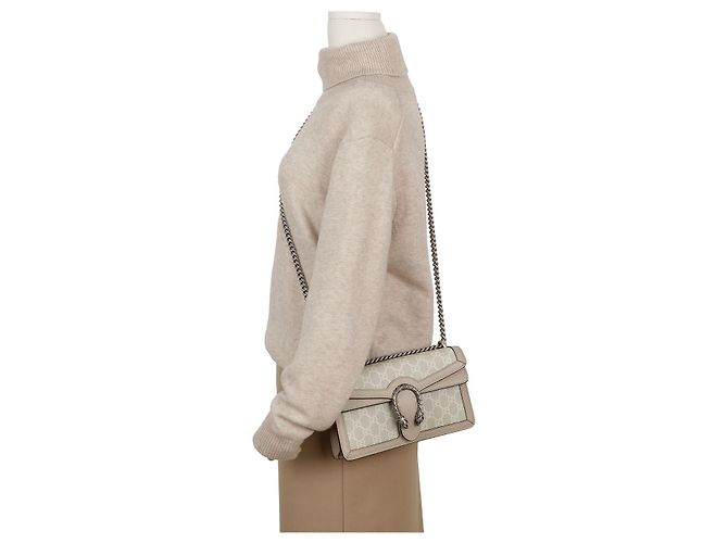 Gucci Borsa a tracolla Dionysus GG Small Beige - vista 9