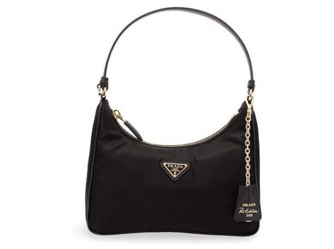 Prada Mini Borsa Re-edition Re-Nylon - vista 4