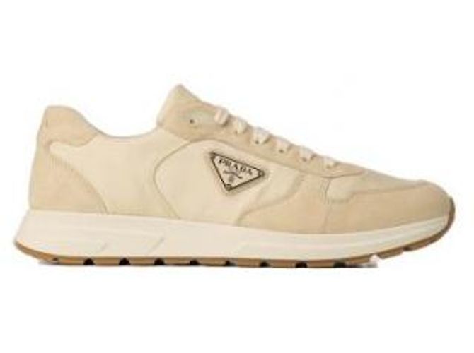 Prada Sneaker in nylon e camoscio ZJM - vista 4
