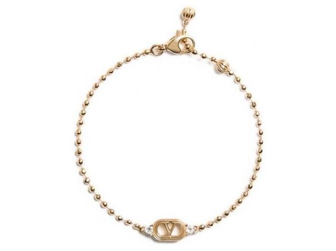 Valentino Bracciale in metallo e cristalli ovale YCW - vista 4