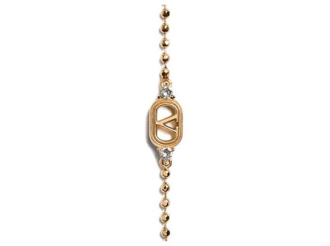 Valentino Bracciale in metallo e cristalli ovale YCW - vista 6