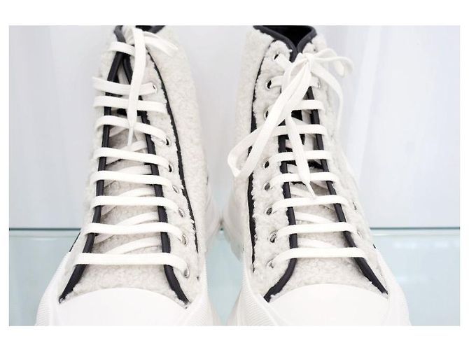 Alexander Mcqueen Sneakers Shearling Tread Slick - vista 4