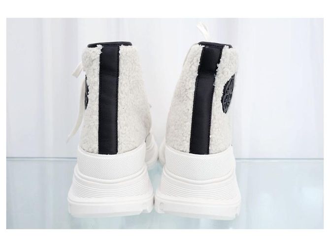 Alexander Mcqueen Sneakers Shearling Tread Slick - vista 6