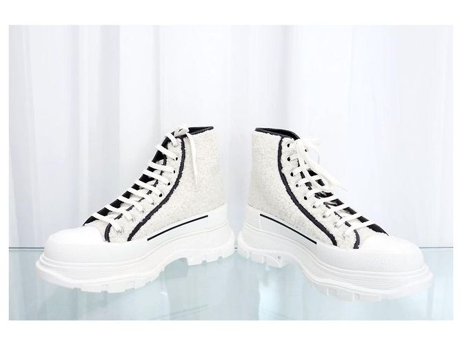 Alexander Mcqueen Sneakers Shearling Tread Slick - vista 8