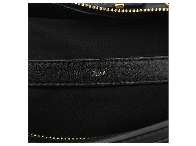 Chloé Borsa 2-Way Alice in pelle nera - vista 13