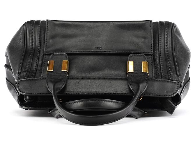 Chloé Borsa 2-Way Alice in pelle nera - vista 4
