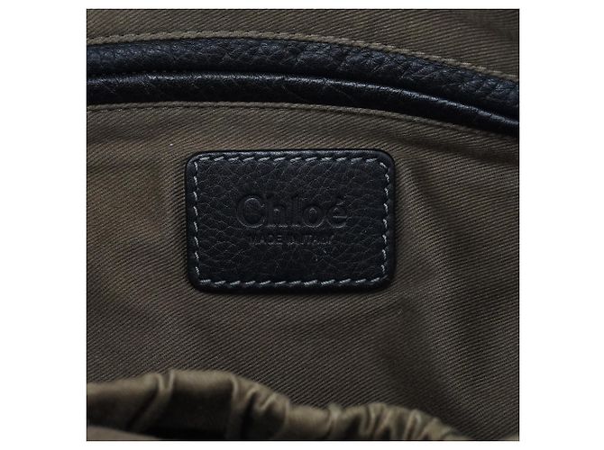 Chloé Borsa Marcie 2-Way in pelle nera - vista 14