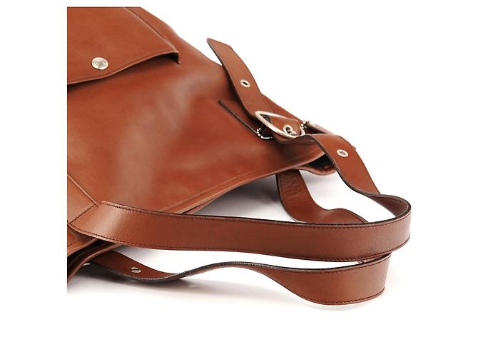 Marc Jacobs Borsa tote con tasche in pelle di vitello marrone - vista 10