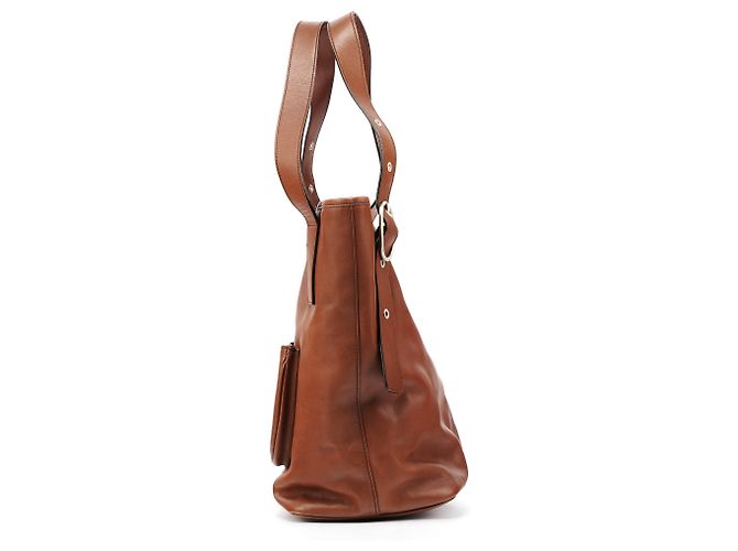 Marc Jacobs Borsa tote con tasche in pelle di vitello marrone - vista 2