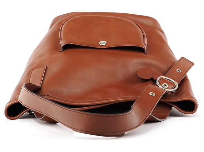 Marc Jacobs Borsa tote con tasche in pelle di vitello marrone - vista 4