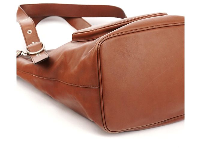 Marc Jacobs Borsa tote con tasche in pelle di vitello marrone - vista 8