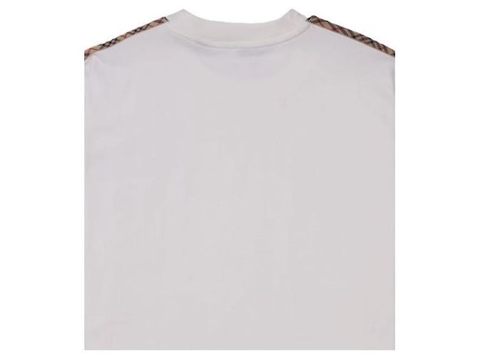 Burberry Baumwoll-T-Shirt mit karierten Abschlüssen - Ansicht 4