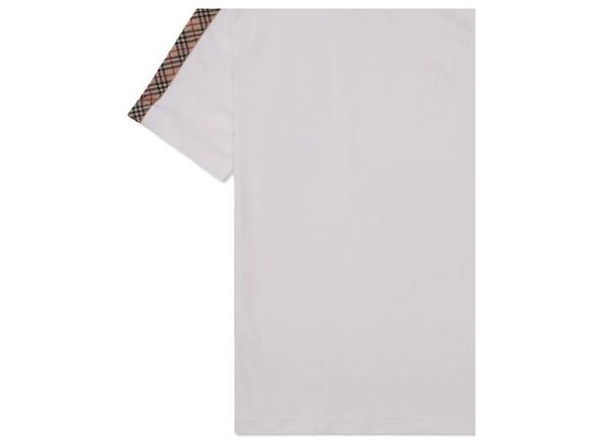 Burberry Baumwoll-T-Shirt mit karierten Abschlüssen - Ansicht 5
