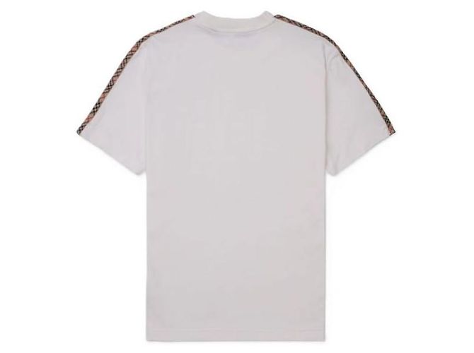 Burberry Baumwoll-T-Shirt mit karierten Abschlüssen - Ansicht 6