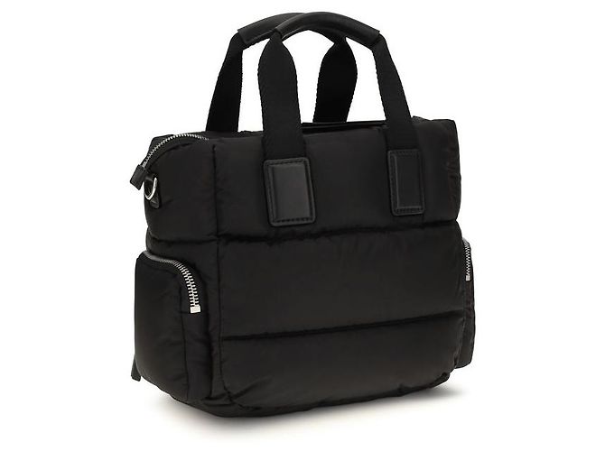 Borsa a mano Moncler Caradoc in nylon nero - vista 3