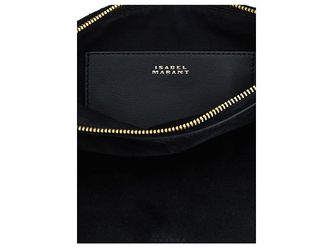 Isabel Marant Borsa in pelle bovina nera - vista 4