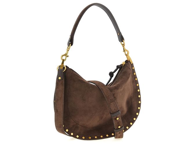 Isabel Marant Borsa in pelle di vacchetta marrone - vista 2