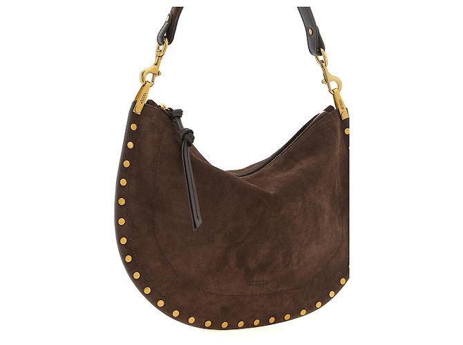 Isabel Marant Borsa in pelle di vacchetta marrone - vista 3