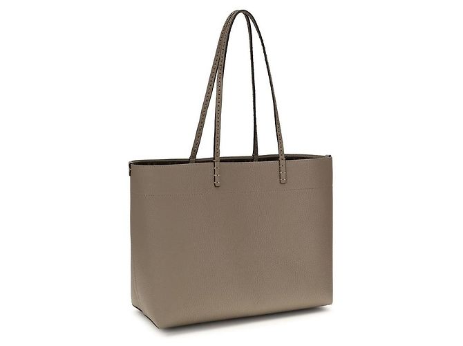Fendi Borsa a tracolla Bos Taurus in pelle di vitello beige - vista 2