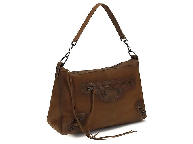 Balenciaga Borsa a tracolla Brown Lamb Ovis Aries - vista 2