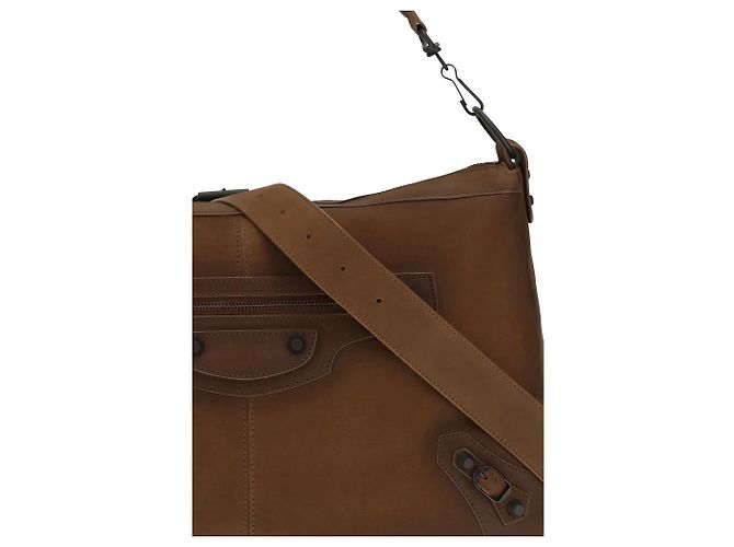 Balenciaga Borsa a tracolla Brown Lamb Ovis Aries - vista 4