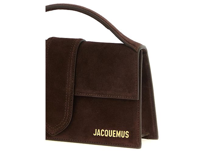 Jacquemus Borsa in pelle di vitello marrone - vista 3