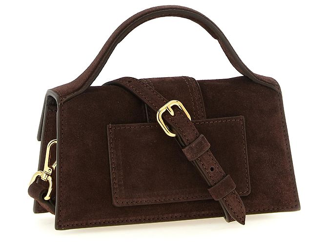 Jacquemus Borsa in pelle di vitello marrone - vista 2