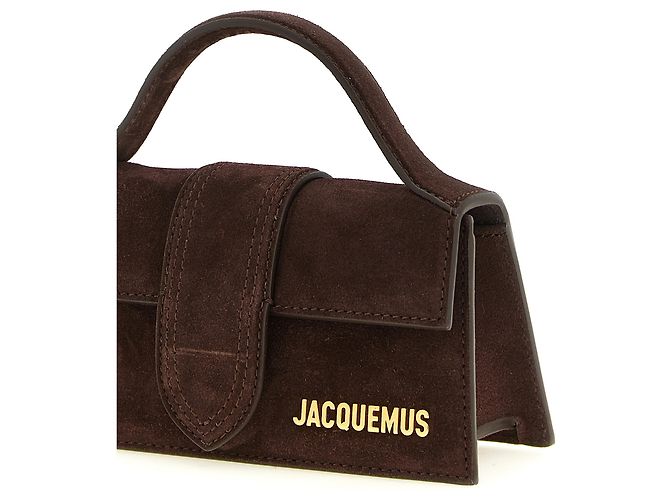Jacquemus Borsa in pelle di vitello marrone - vista 3