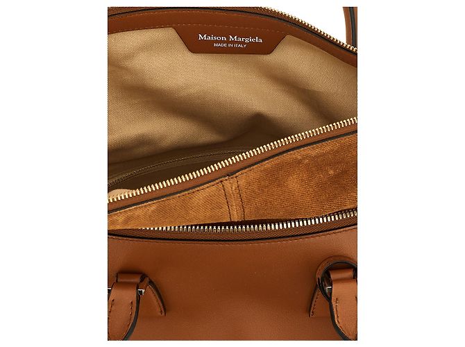 Maison Martin Margiela Borsa a tracolla in vitello marrone - vista 4